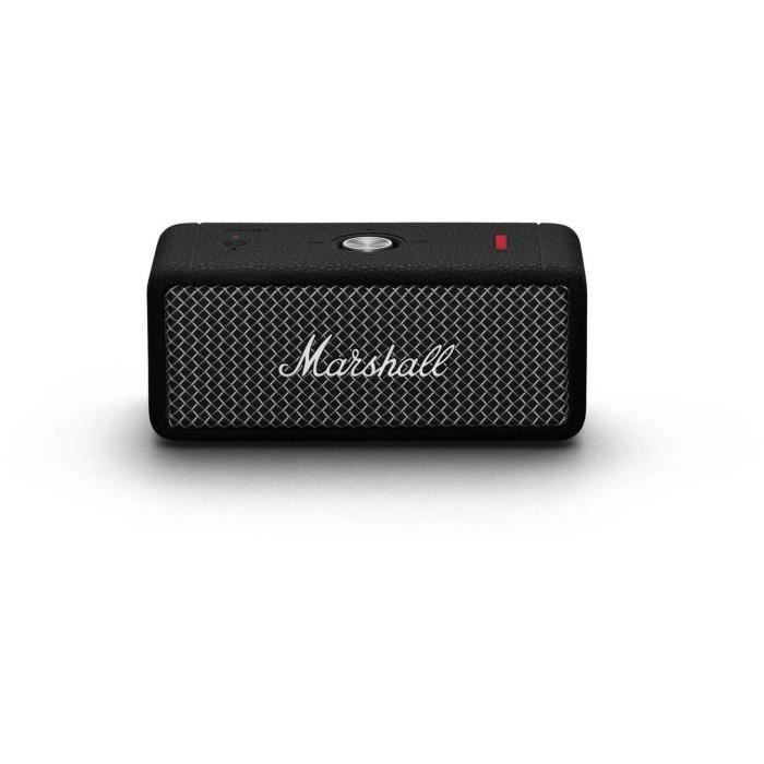 Enceinte Marshall Emberton – Bluetooth Sans Fil, Son Puissant, Design Compact, Couleur Noire, Neuve