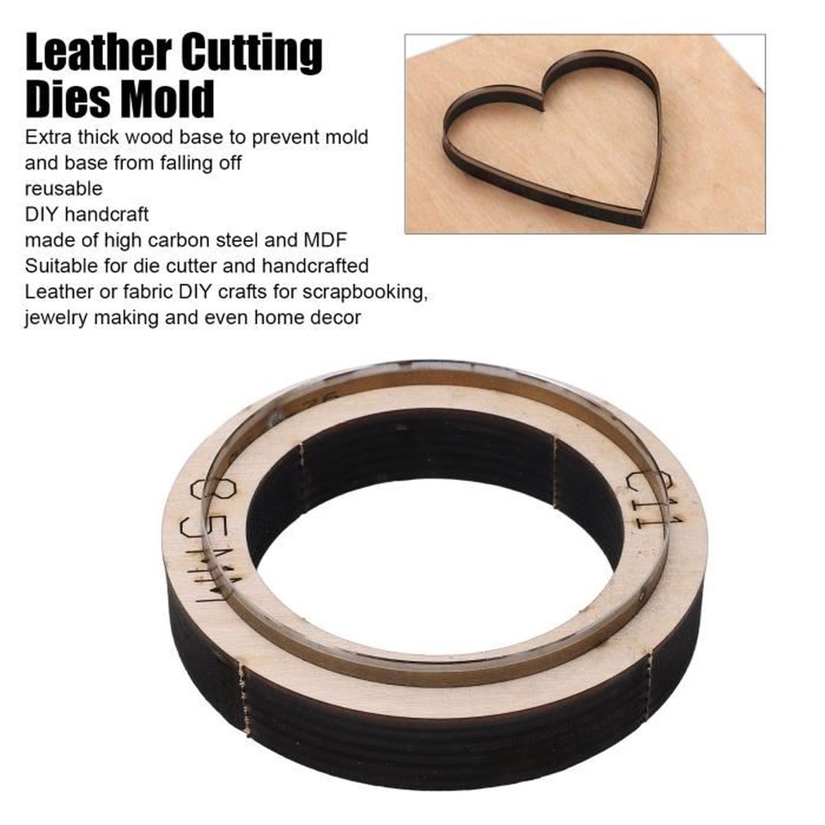 Matrice De Découpe En Cuir Pour Porte-clés - Style A - Loisirs Créatifs Matrice De Découpe En Cuir Pour Porte-clés - Style A - Loisirs Créatifs