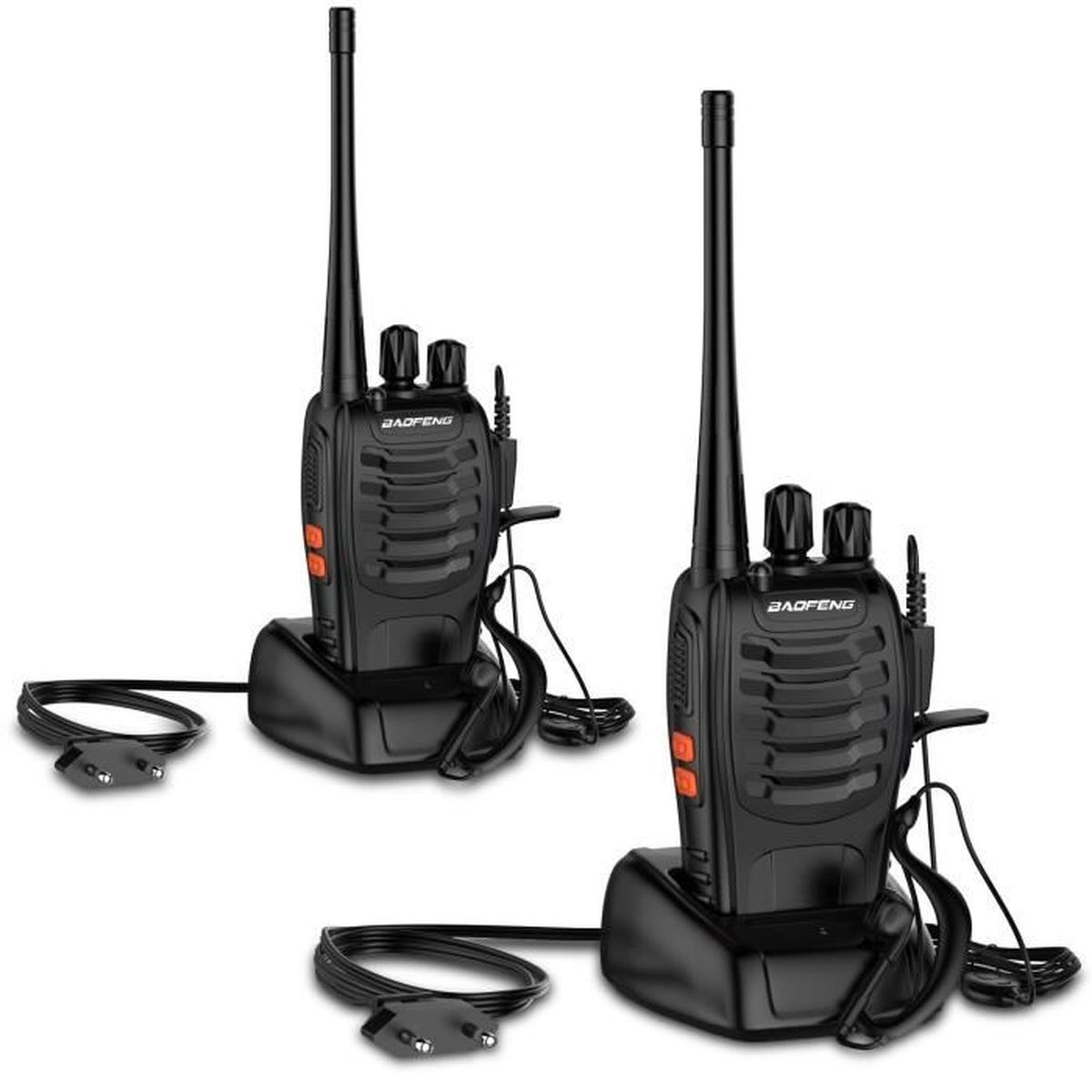 Pack 2 Talkies-Walkies Baofeng - 5 km de portée