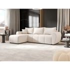 MEUBLESLINE Canapé d’angle convertible MOLIA L Beige