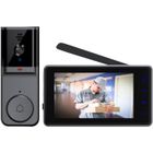 NOBRAND Sonnette sans Fil avec Caméra 1080P,Interphone Vidéo sans Fil pour Double Communication Longue Distance Connexion,Visiophone no