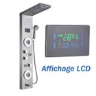 YAGATAP Panneau de Douche en Acier Inoxydable 5 Modes Système pour Salle de Bain à Montage Mural Tour de Douche avec Pulvérisateur Robinet