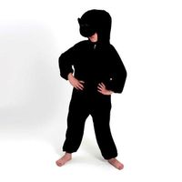 Déguisement enfant de gorille - Peluche - Noir - 3 ans - Mixte - Costume une pièce