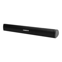 Barre de son stéréo - Le noir - Mini haut parleur USB - pour ordinateur portable, PC, TV, notebook