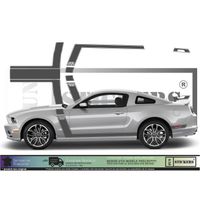 Ford Mustang BOSS 302 KCB - GRIS - Kit Complet - Tuning Sticker Autocollant Graphic Decals