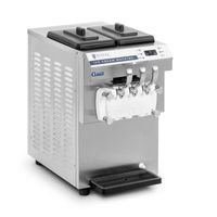 Machine à glace italienne - 1350 W - 16 l/h - 3 parfums - Royal Catering 