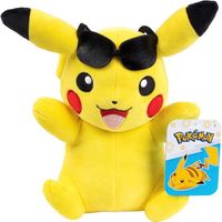 Peluche Pokémon Pikachu de 20,3 cm avec lunettes de soleil, adorable jouet en peluche mignon et doux – Excellent cadeau pour les