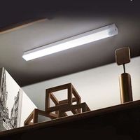 3pcs Lampe LED Detecteur De Mouvement Lampe LED Rechargeable par USB, Portable. Lumière De Placard, Baladeuse De Secours, 30cm
