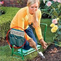 YOSOO Sac de jardin pliable avec poche latérale pour outils de jardinage et tabourets de jardin en tissu