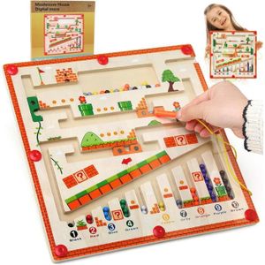 TABLE JOUET D'ACTIVITÉ Jouet Montessori 2 3 4 5 Ans, Jeux Labyrinthe Magn