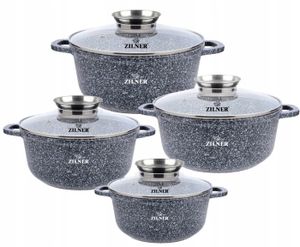 Casserole En Granit Marbre Shov Tava - 36x24 Cm, Fonte D'Aluminium Pour Cuisson Saine & Polyvalente