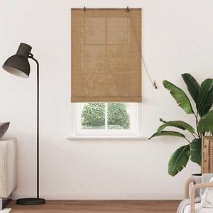 Store Enrouleur En Bambou Naturel 140x220 Cm - Occultant, Pour Salon Et Chambre - Installation Facile, Entretien Simple