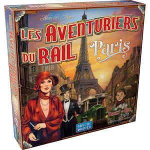 JEU SOCIÉTÉ - PLATEAU Aventuriers du Rail Paris - Asmodee - Dès 8 ans