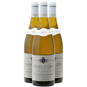VIN BLANC Givry 1er Cru Blanc 2021 - Lot de 3x75cl - Domaine