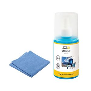 Chiffon De Nettoyage Audi 80A096325 - Pour Écrans Tactiles - 30x30cm - Argenté - Nettoyage Sans Traces