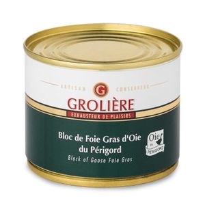 PATÉ FOIE GRAS Bloc de Foie Gras d'Oie (Poids  en gramme: 190 g)
