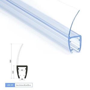 Joint d/étanch/éit/é de remplacement pour douche circulaire//ronde pour quadrant douche arqu/é 100cm UK09 pour verre /épaisseur 5mm// 6mm// 7mm// 8mm