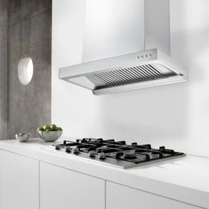 neff hotte decorative murale 90cm 55db 427m3 h inox d95bmp5n0 cdiscount electromenager
