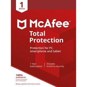 ANTIVIRUS À TELECHARGER McAfee Total Protection (2022) 1 appareils 1 an Cl