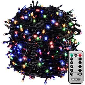 GUIRLANDE DE NOËL Monzana Guirlande lumineuse 400 LED Multicolore avec télécommande minuteur décoration de Noël illumination éclairage