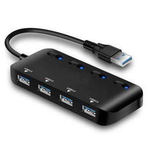 HUB OOBEST® Hub USB 3.0 Multiprise, Multi 4 Ports USB 