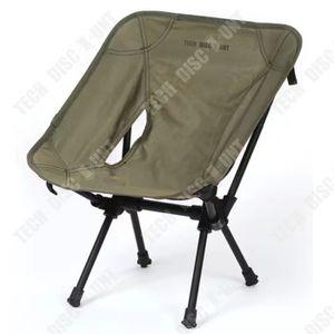 CHAISE DE CAMPING TD® Armée vert extérieur chaise pliante Portable p