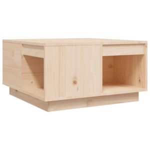 TABLE BASSE Table basse en bois massif de pin - YOSOO - DX5870 - Blanc - Contemporain - Design