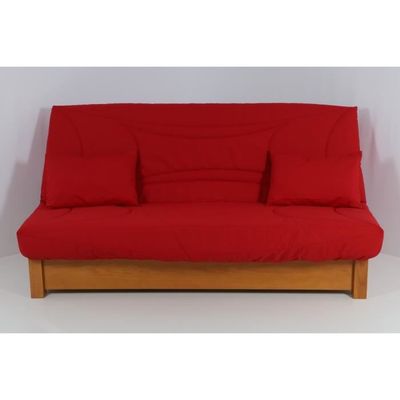 Housse Clic Clac 120x190 Montsegur Rouge T01500 Achat Vente