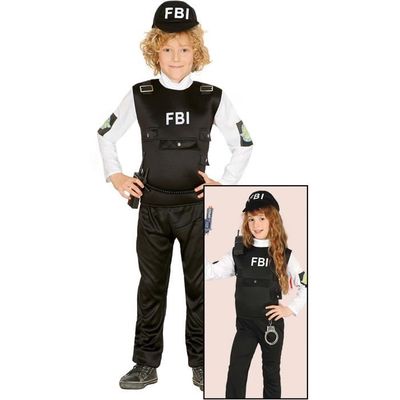 Jemmytu – Déguisement De Policier Pour Enfant – Costume Complet Avec Accessoires (menottes, Sifflet, Ceinture, Talkie…) – Bleu Marine