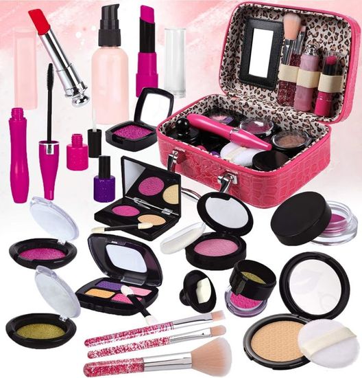 Sac à Main Jouet Avec Maquillage Pour Fille - Kit Déguisement, Jeu De Rôle, 3-6 Ans - 12