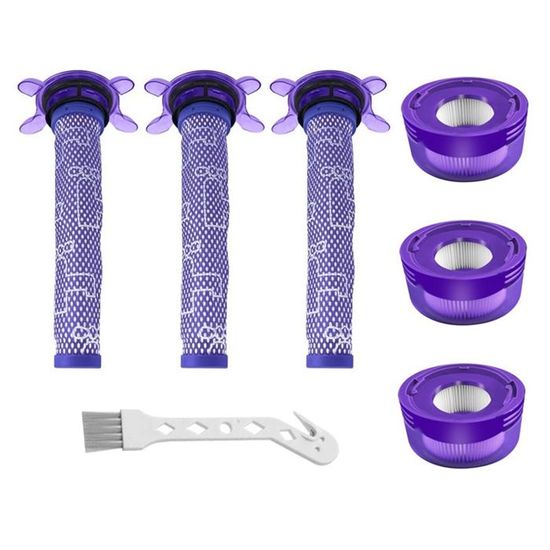 FFyan Pré Et Post-Filtres Lavables Rowenta Swift Power Cyclonic RO2932EA RO2910EA - Remplacement ZR904301