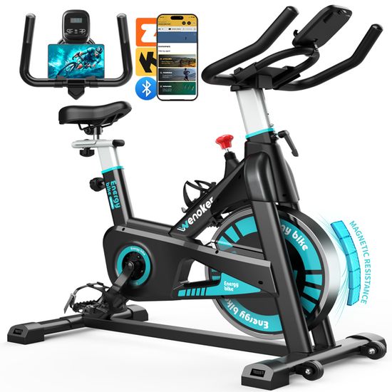 Vélo D'appartement Wenoker – Résistance Magnétique, Siège Confortable, écran, 160 Kg De Charge