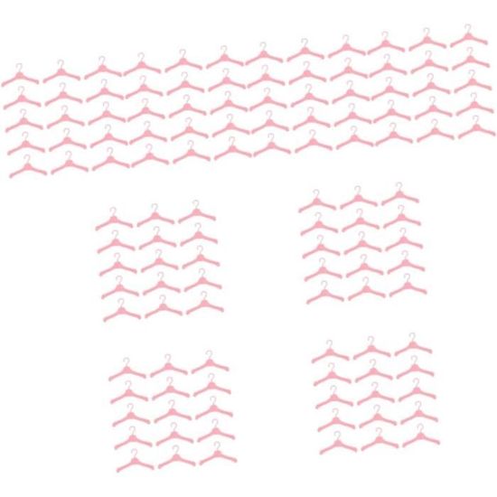Lot de 10 cintres pour poupées d'enfants et nouveau-nés - Couleurs variées pour poupées de 43 cm - Idéal pour filles