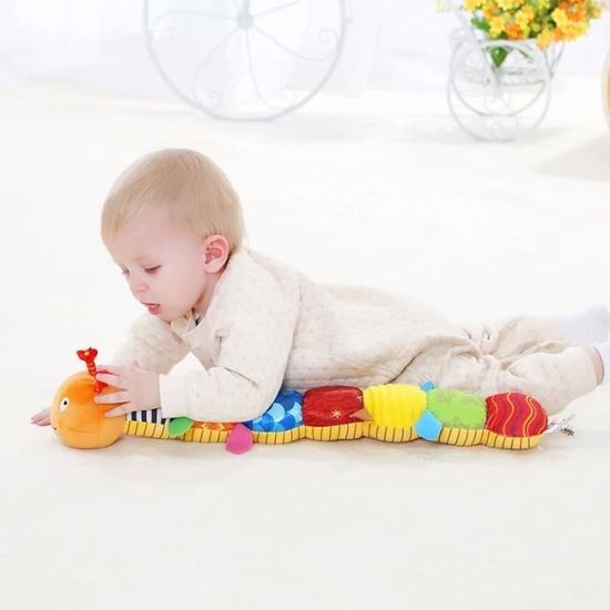 Peluche Tapoteuse Pour Bébé - Avec Télécommande, 3 Modes, Simulation De Battements De Cœur, 68x25x16 Cm