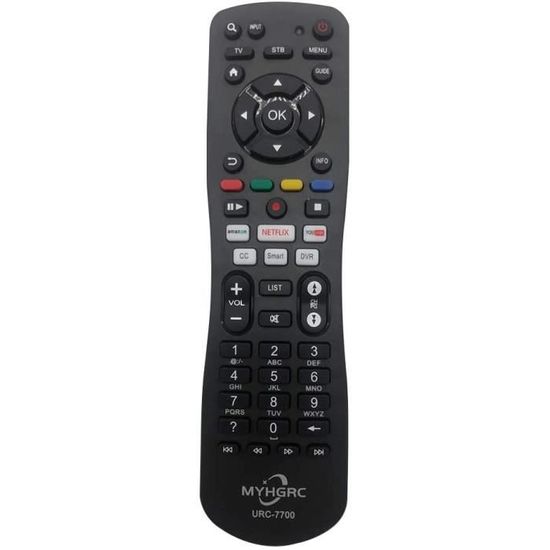 Télécommande Remplacement Pour TV Changhong Chiq - Compatible Nombreux Modèles Smart TV - Sans Programmation - 1