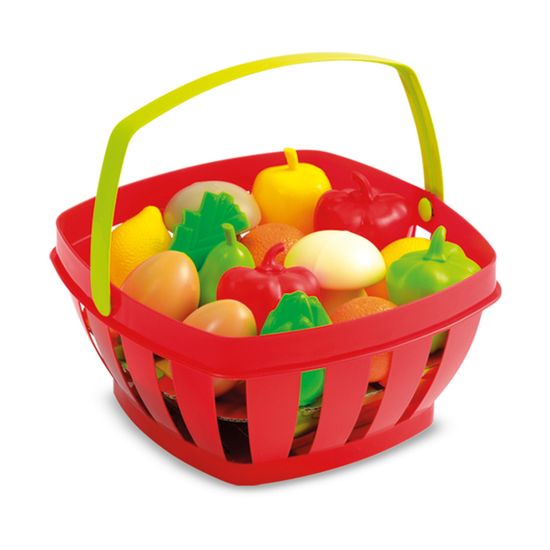 Marchande Roulante Ecoiffier - Jeu D'imitation Avec Balance, Carte Bancaire Et Fruits Légumes - Fabriqué En France
