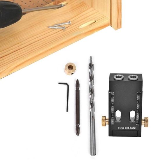 Fdit Guide De Perçage Oblique Kit De Gabarit De Trou De Positionnement