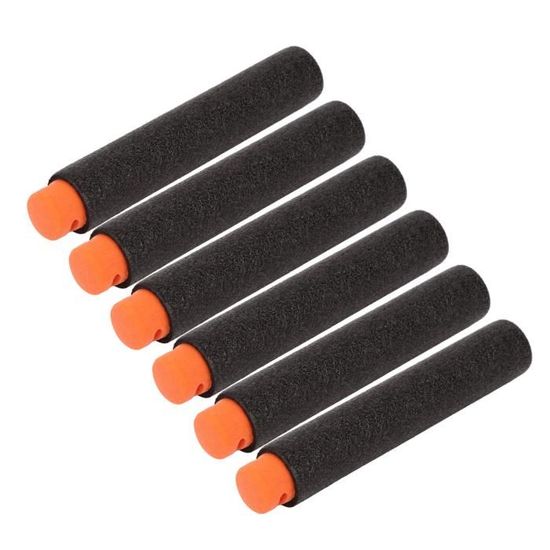 ZoneYan Fléchettes en mousse de recharge, 200 pièces, 7,2 cm, balles de fléchettes en mousse souple, recharge ventouse Bullets, pour N-Strike Elite série enfants jouet pistolet, bleu foncé