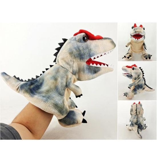 Marionnettes à Main Dinosaures En Peluche - Jouet Pour Enfants Et Adultes - Développe L'Imagination