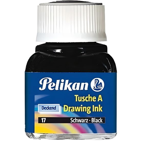 Encre De Chine Noire Talens - Bouteille 990 Ml - Idéale Pour Dessin, Calligraphie Et Aérographe - Imperméable Après Séchage - 5