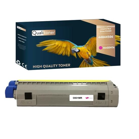 Toner Magenta Compatible pour OKI C 831 CDTN - QUALITONER
