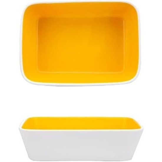 Plat De Cuisson En Céramique Rose - Pour Four, Lasagnes, Rôtis, Avec Poignées (21x13 Cm)
