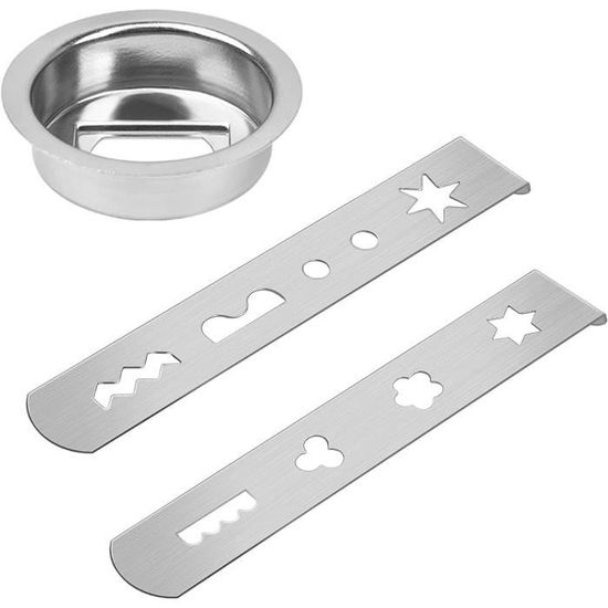 8 Embouts Pâtisserie En Acier Inoxydable Pour Hachoir à Viande - 8 Formes Différentes Pour Biscuits, Desserts, Nouilles Et Plus