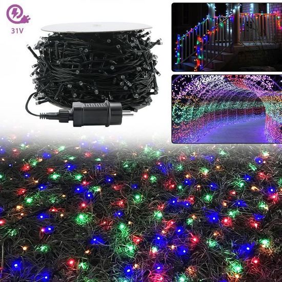 Guirlande Lumineuse LED 30 M 300 LED, Guirlande Lumineuse De Lumineuse De Noel Ip44 Etanche Avec Telecommande Et Minuterie 8 Modes Lumiere Bleue 98763304