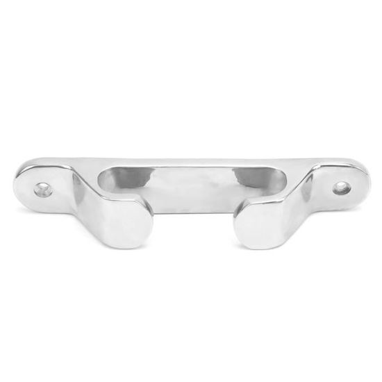 Lot De 2 Taquets D'Amarrage / Guide-Corde 119 Mm En Acier Inox 316 - Cales D'Arc Gauche Droite Pour Bateau Yacht Marin