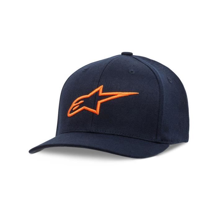 Casquette réglable à visière arrondie Enfant Alpinestars Ageless Bleu Fonce-Oran