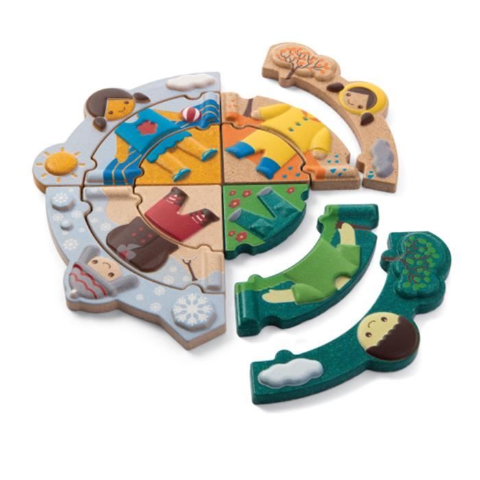 PLAN TOYS Jeu en bois Comment je m'habille aujourd'hui