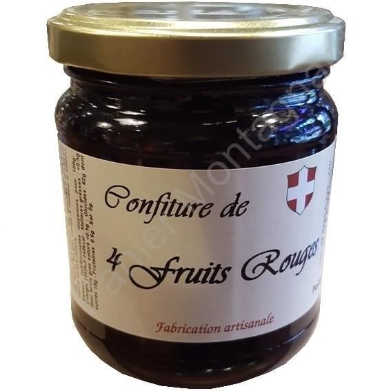 Confiture 4 fruits Rouges