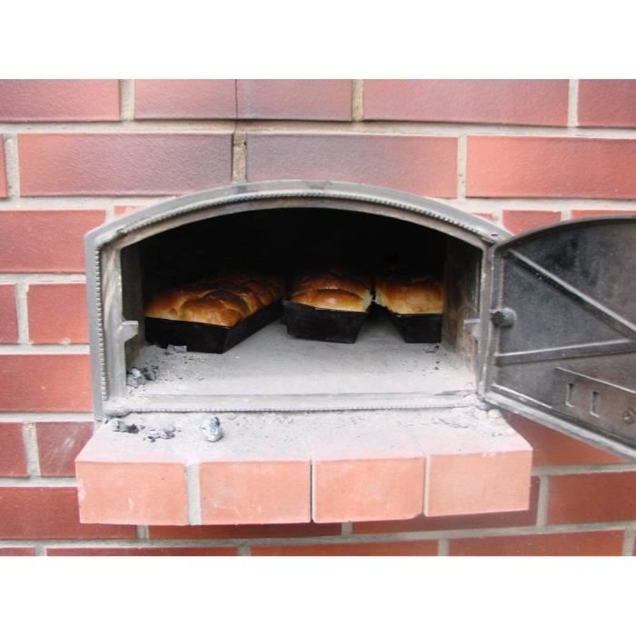 Fours à pizza extérieurs Sellon24 H1004 Porte de Four en Fonte 96159