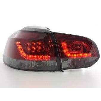 LED Feux arrières pour VW Golf 6 (type 1K) An 08-, rouge/noir - - année: 2008 - couleur: rouge /noir